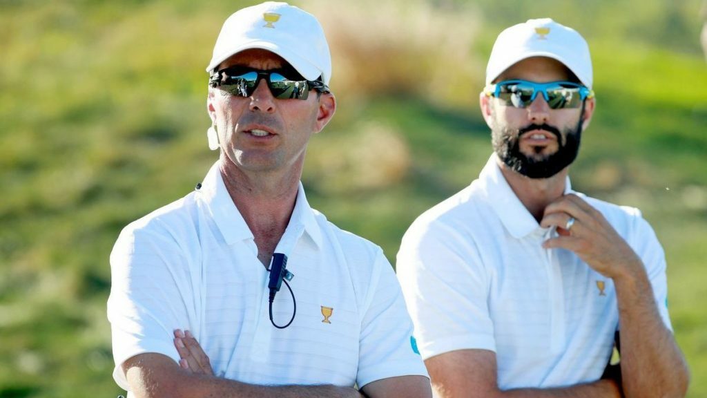 Mike Weir was one of Ernie Els’ four assistants in 2019