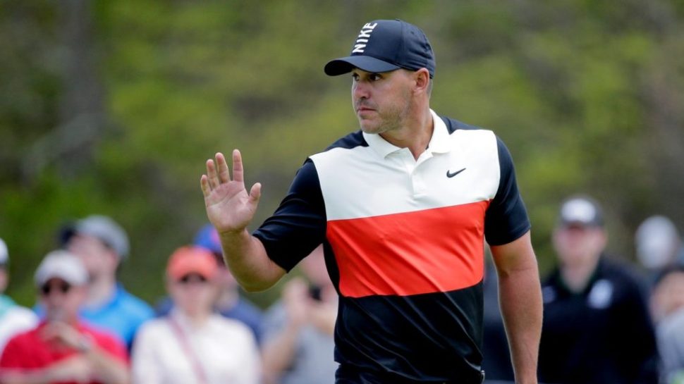 Brooks Koepka set a new course record with a stunning 63 at Bethpage (AP Photo/Seth Wenig)