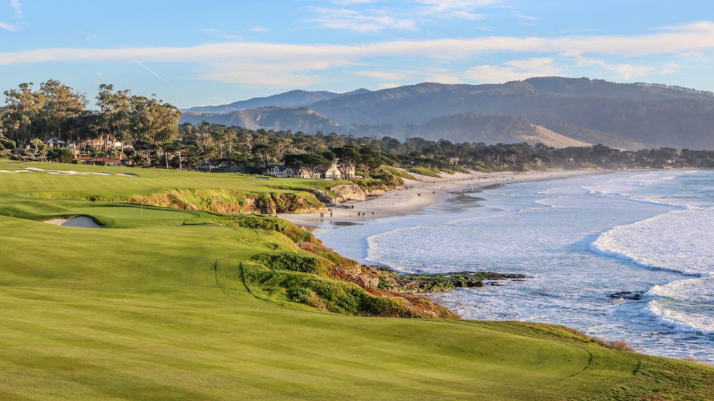 9th hole at Pebble Beach - Host of 8 major championships