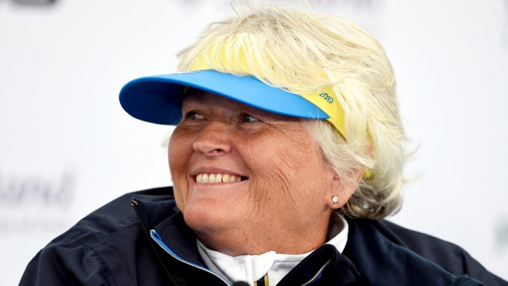 Dame Laura Davies was a member of the inaugural European Solheim Cup Team in 1990. 