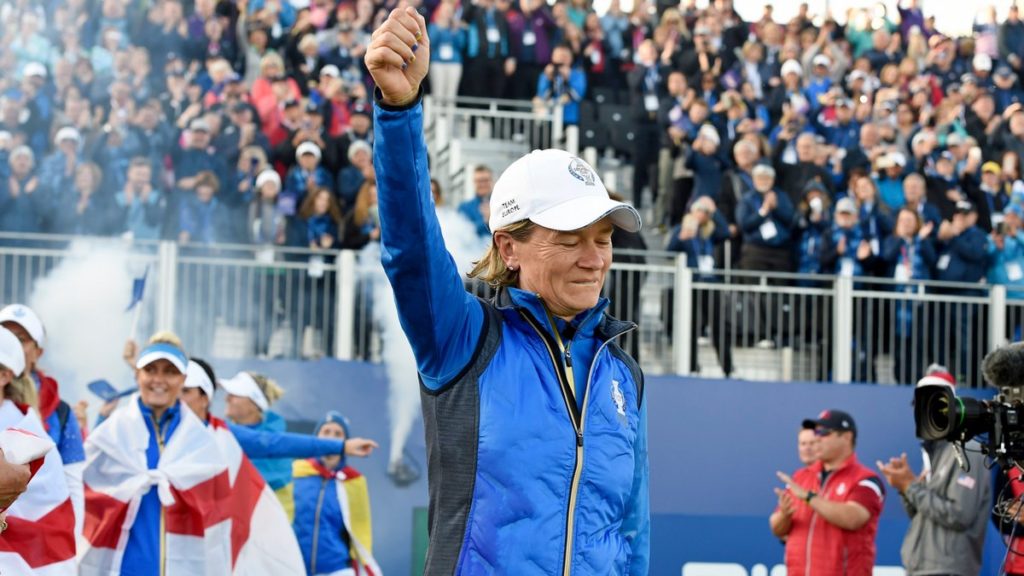 Captain Catriona Matthew led Europe to victory