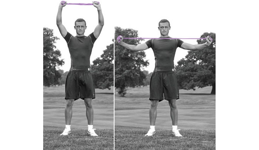 Band Aid - Upper body - elastic band exercises