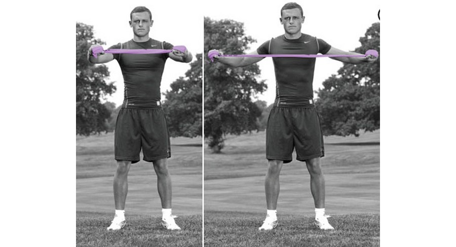 Band Aid - Upper body - elastic band exercises