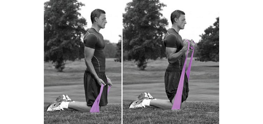 Band Aid - Upper body - elastic band exercises