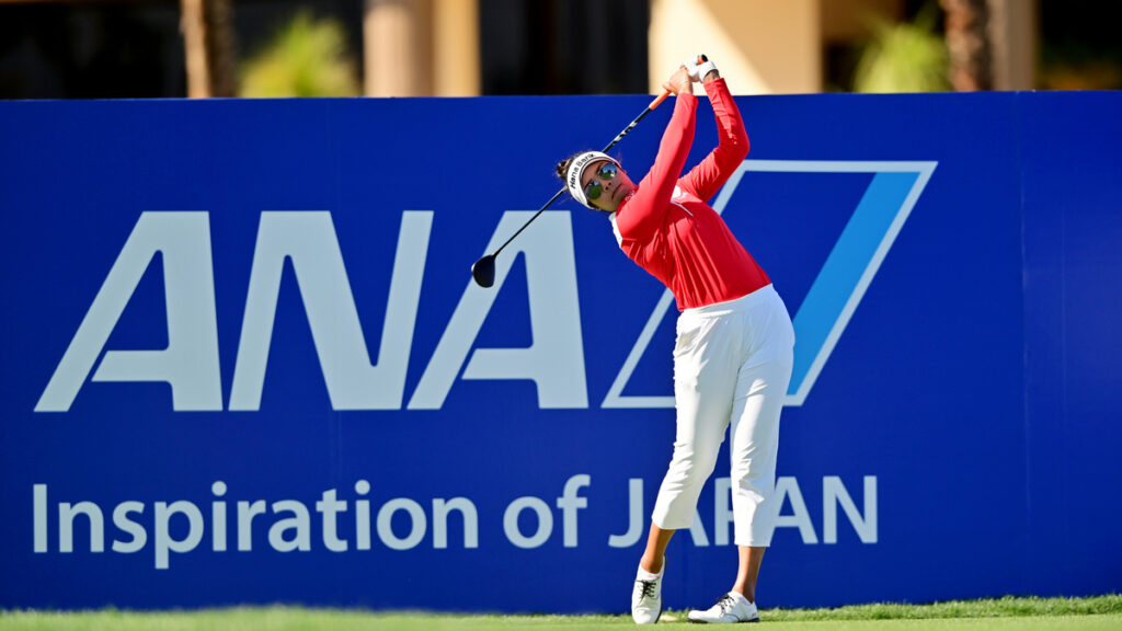 ANA Inspiration 2021 R3 - Patty Tavatanakit moves 5 shots clear