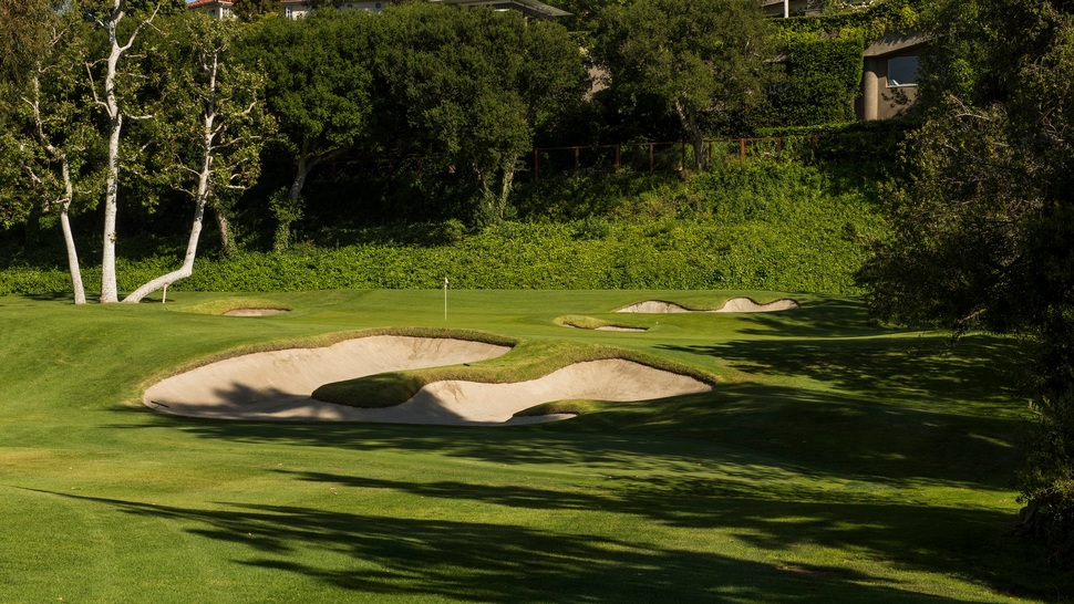 The 6th hole of Riviera Country Club in Pacific Palisades, Calif.