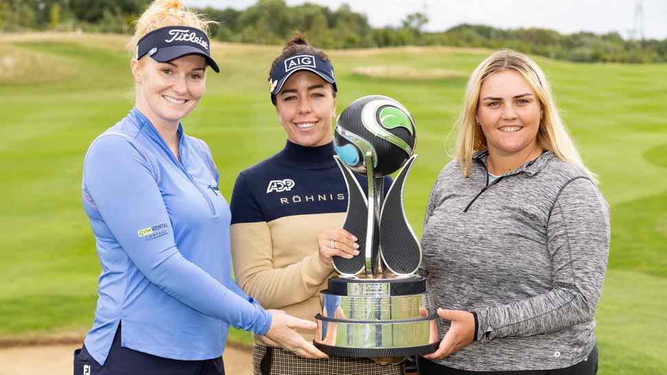 Team Hall, winners of the team event, Kylie Henry, Georgia Hall and Lea Anne Bramwell