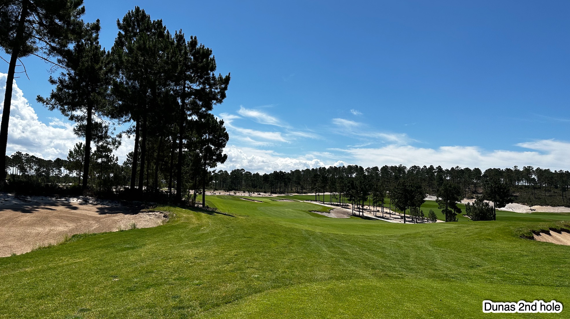 2nd hole at Dunas