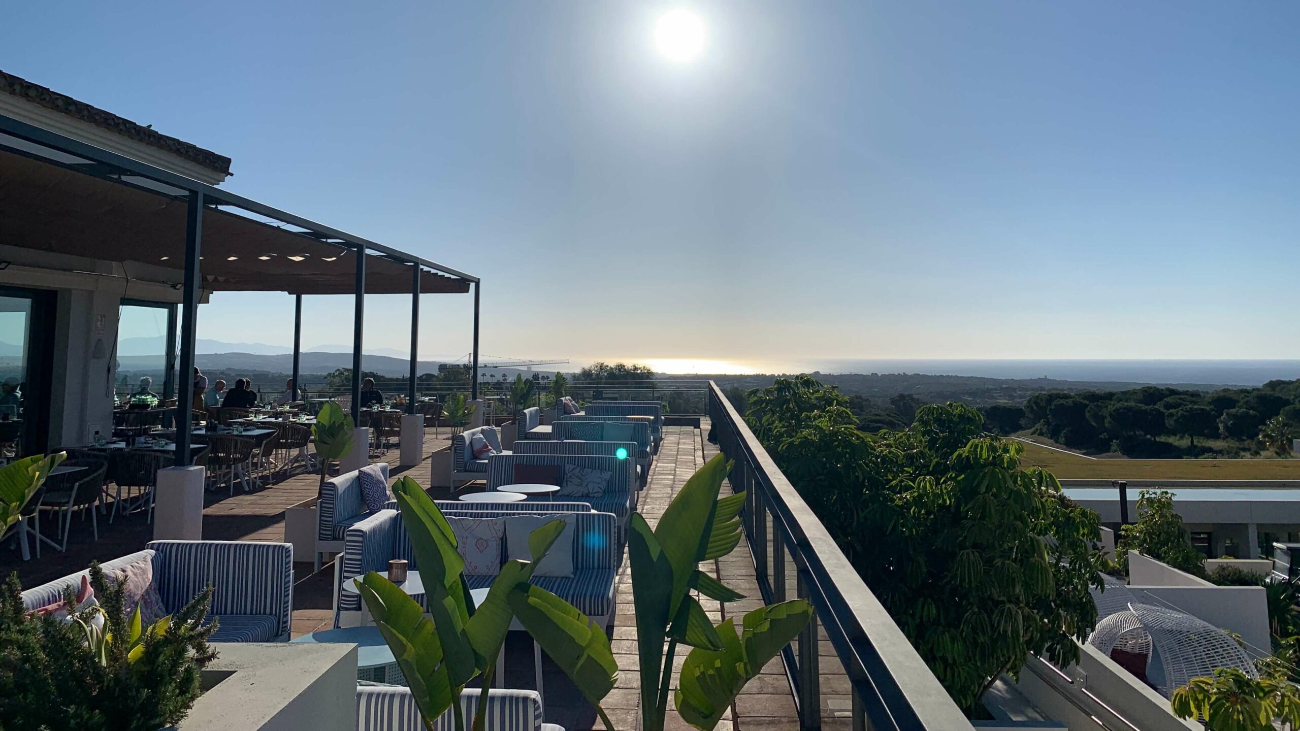 The view from Society Clubhouse patio.