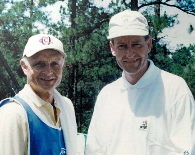 Bob Ford and caddie