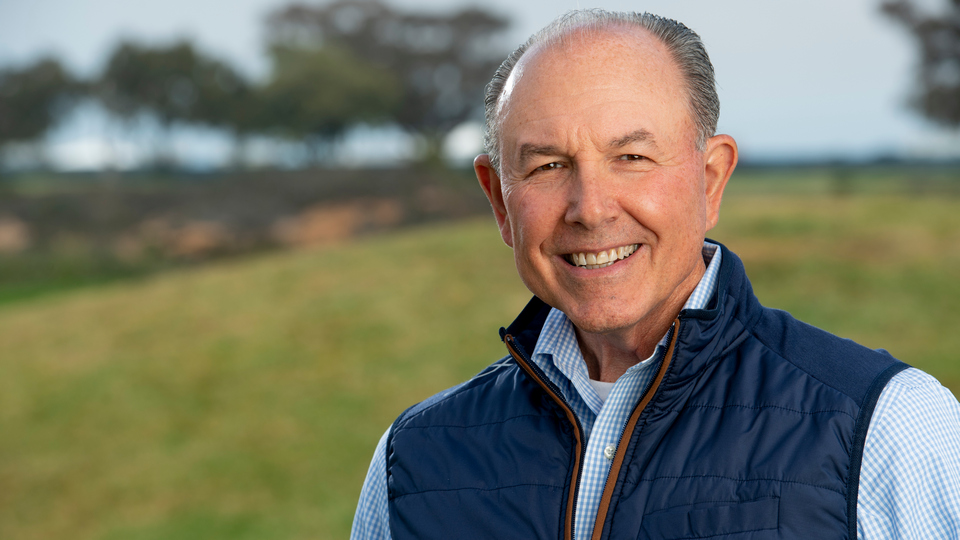 Portrait of John Bodenhamer at the 2021 U.S. Open at Torrey Pines