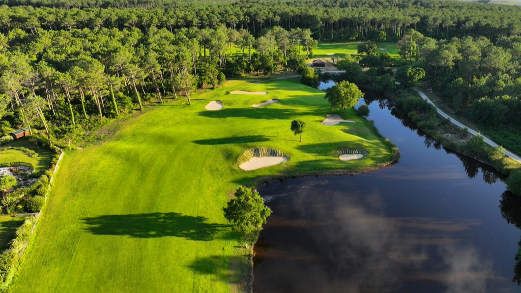 5th hole at Golf de Moliets, France