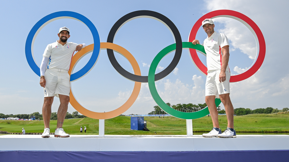 Matthieu Pavon and Victor Perez of Team France 