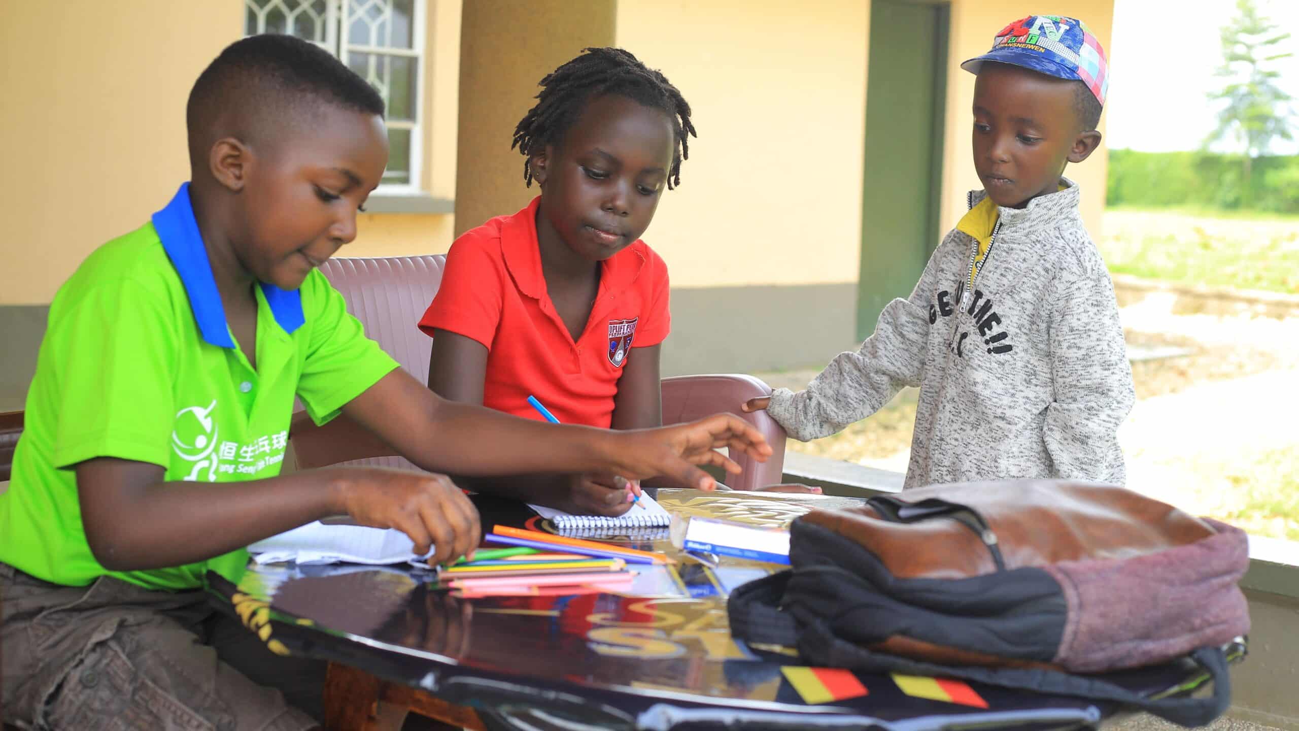 Education and life skills at the Afriyea Golf Academy.