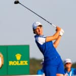 Carlota Ciganda at the Solheim Cup 2024