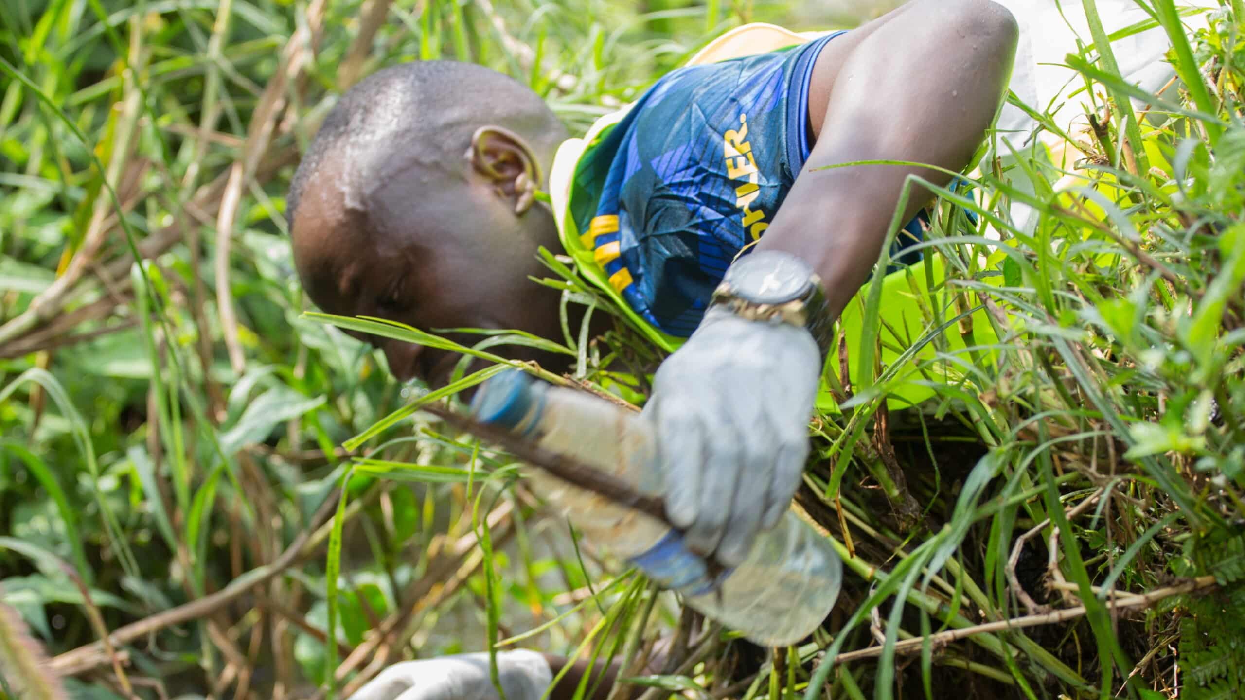 The academy's montly River Mpanga clean-up.