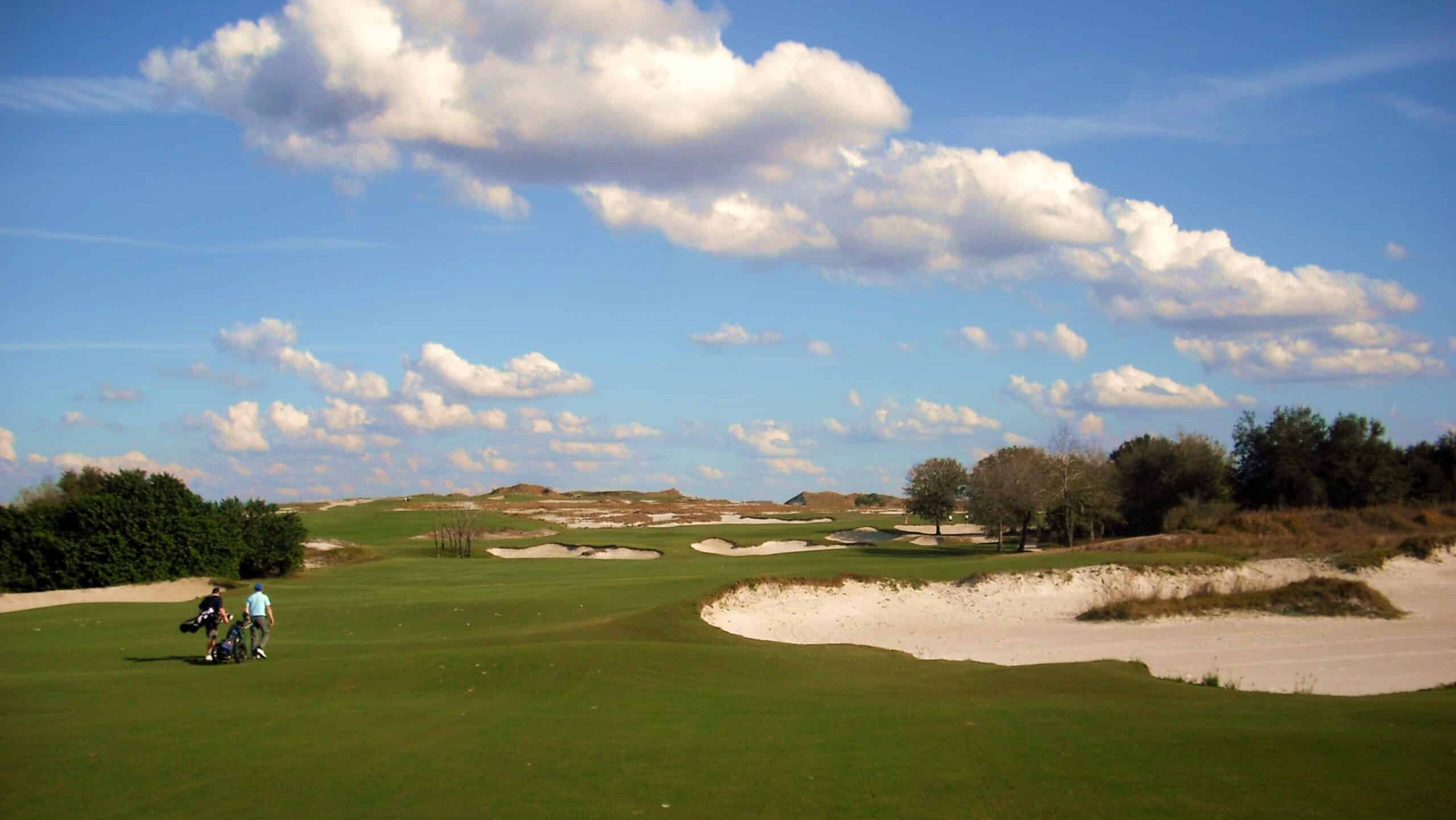 17th fairway on the Streamsong Blue course in Florida