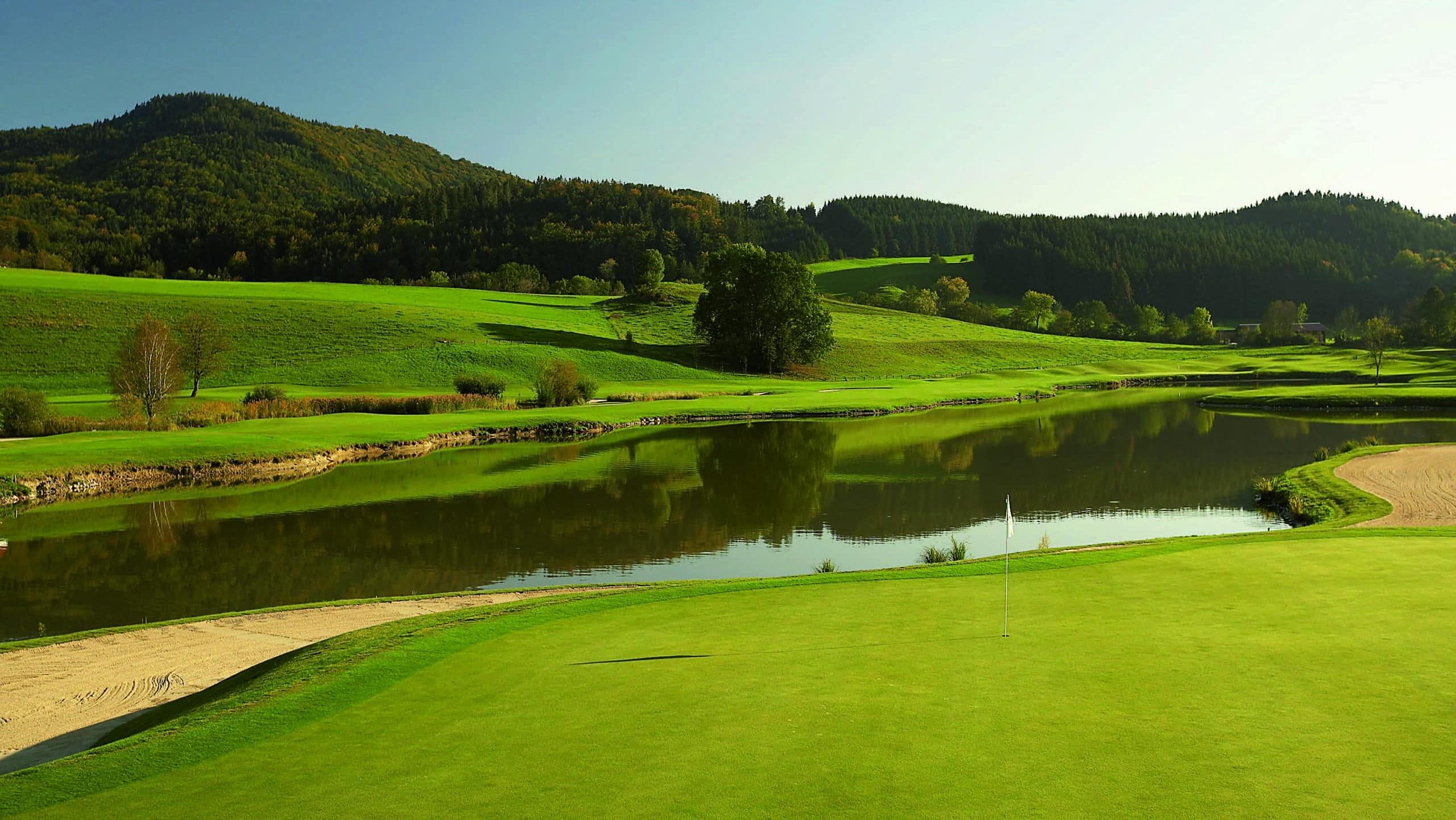 Gut Altentann features a good amount of water, keeping golfers on their toes at all times.