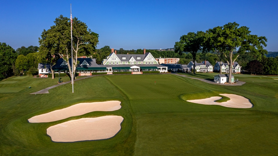 The Ninth Hole of Oakmont Country Club in Oakmont, Pennsylvania