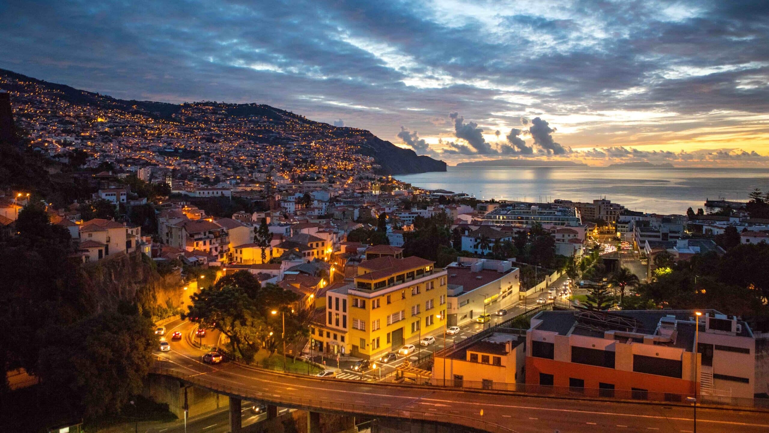 The sweeping lights of Funchal, Madeira (Credit: Andre Carvalho)